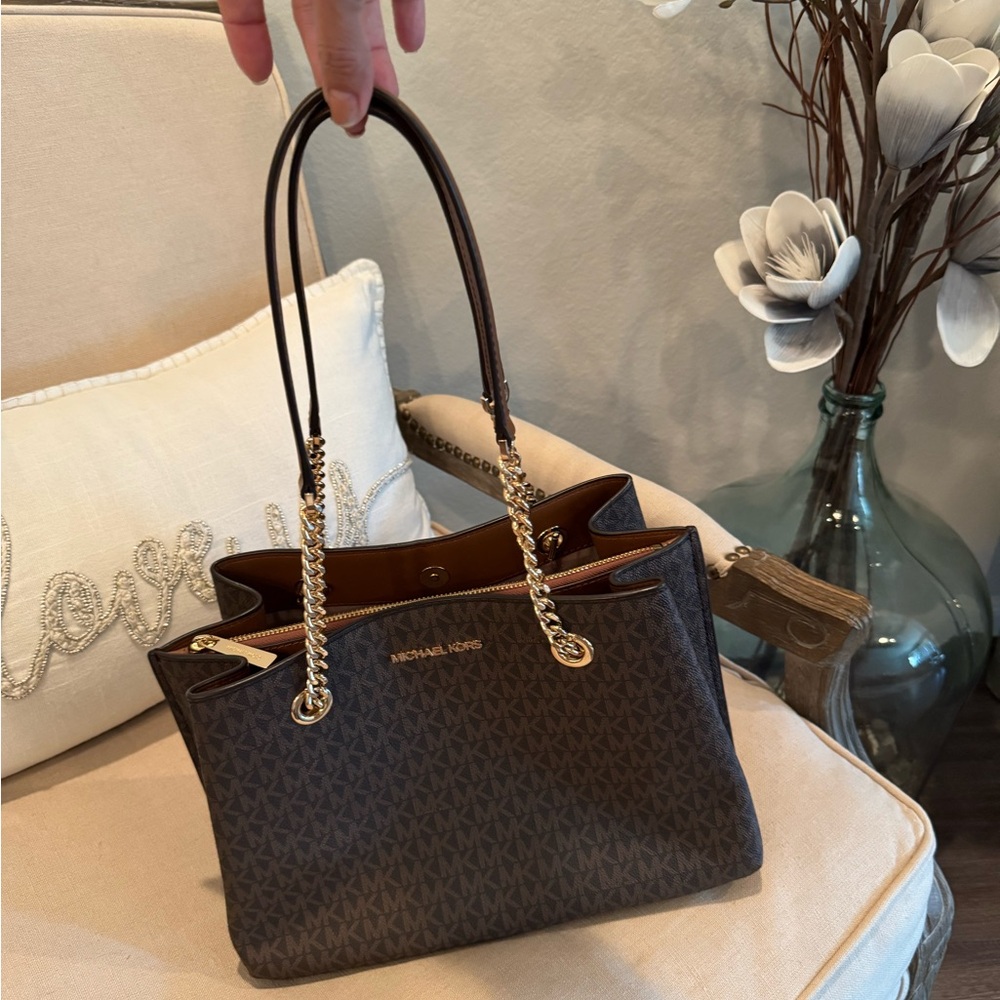Michael Kors Brown Tote Bag